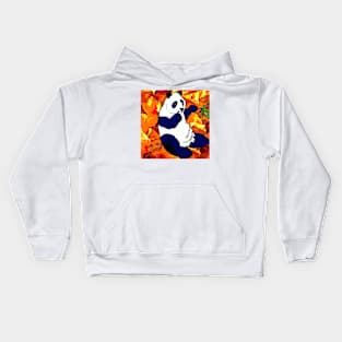 Autumn Panda Kids Hoodie